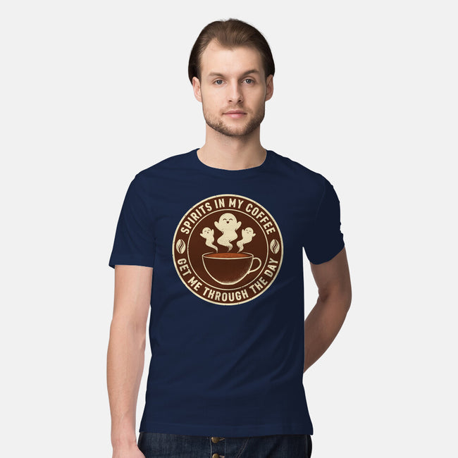 Spirits In My Coffee-Mens-Premium-Tee-danielmorris1993