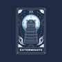 Exterminate Tarot Card-Womens-Racerback-Tank-Logozaste