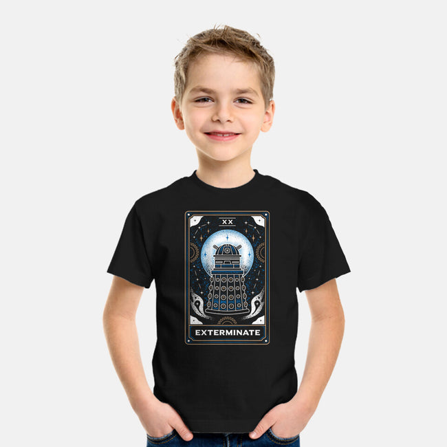 Exterminate Tarot Card-Youth-Basic-Tee-Logozaste