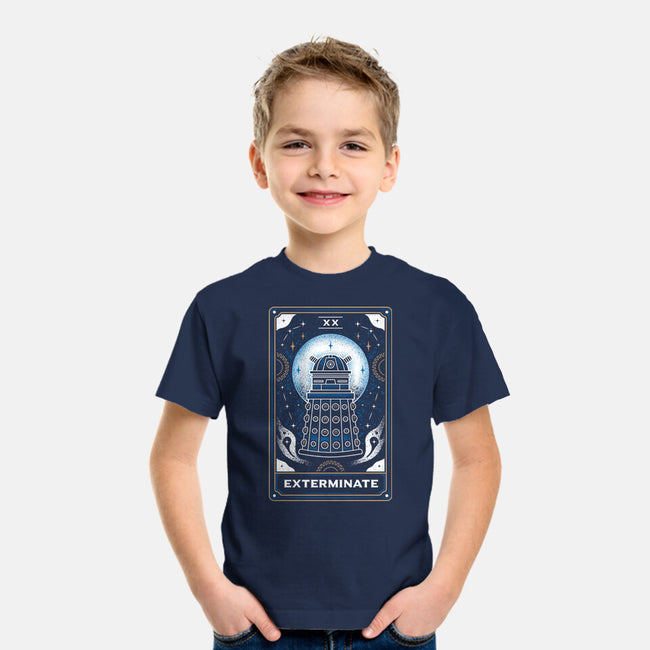 Exterminate Tarot Card-Youth-Basic-Tee-Logozaste