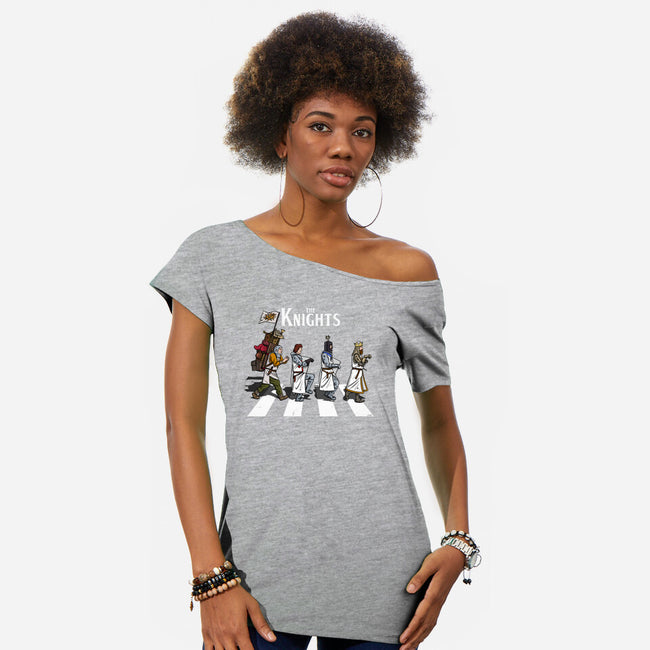 The Knights-Womens-Off Shoulder-Tee-drbutler