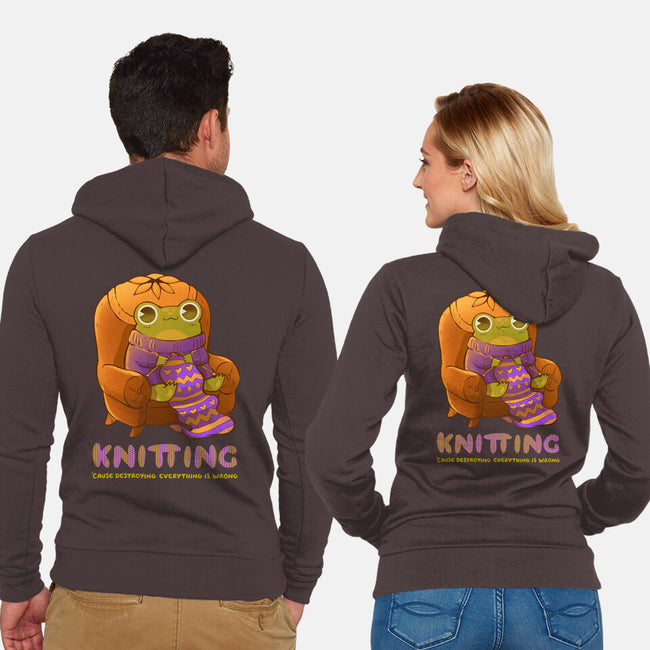 Do Not Destroy Anything-Unisex-Zip-Up-Sweatshirt-ricolaa