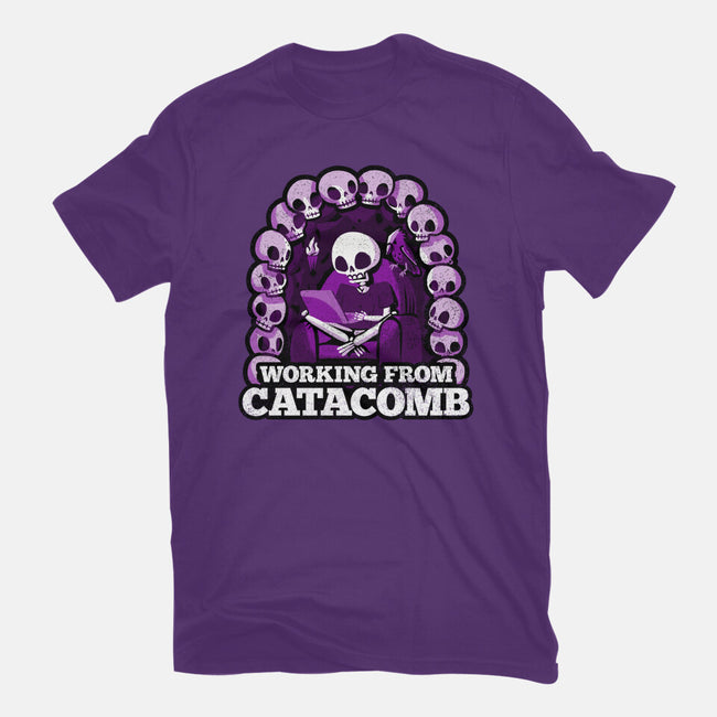 Working From Catacomb-Mens-Premium-Tee-Aarons Art Room