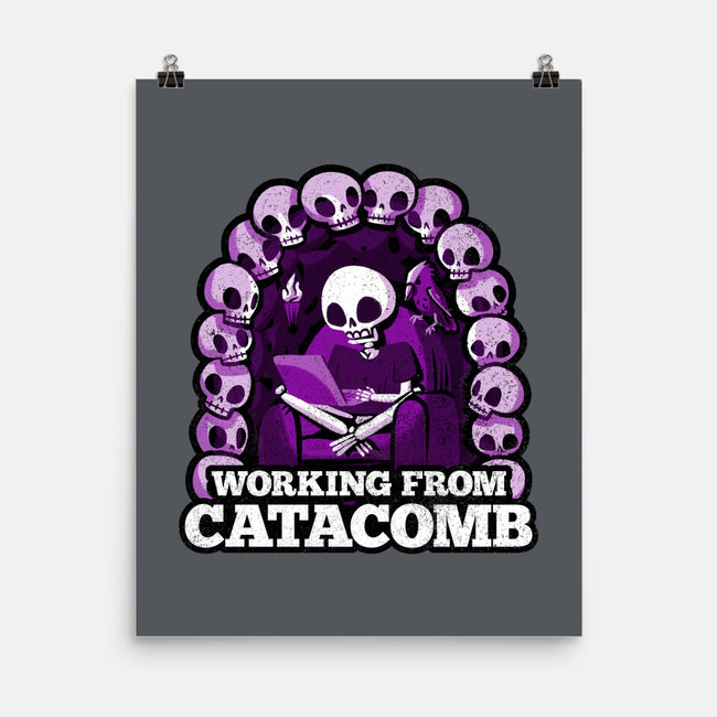 Working From Catacomb-None-Matte-Poster-Aarons Art Room