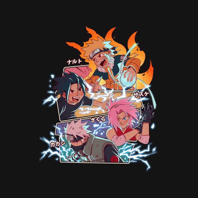 Naruto Battle-Womens-Basic-Tee-jacnicolauart