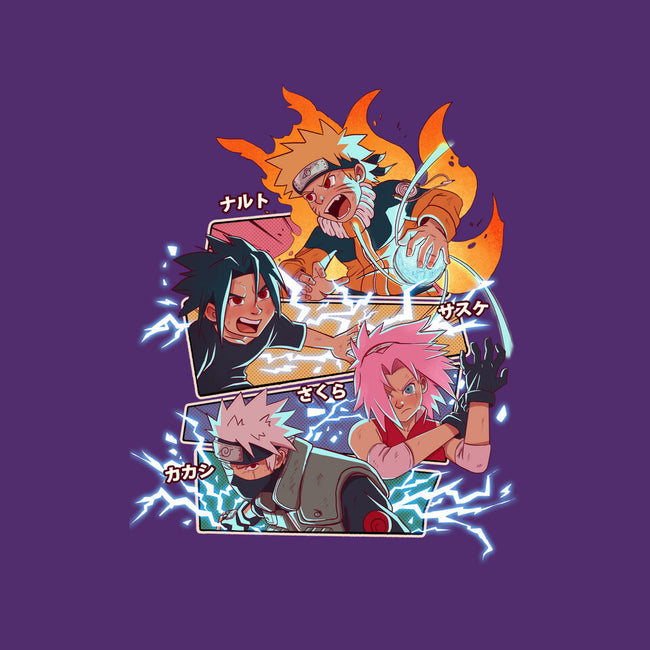 Naruto Battle-Womens-Basic-Tee-jacnicolauart