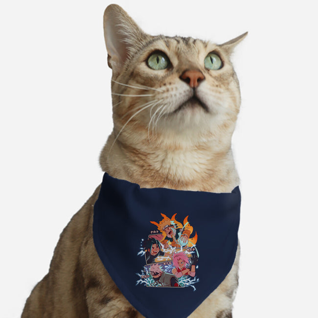 Naruto Battle-Cat-Adjustable-Pet Collar-jacnicolauart