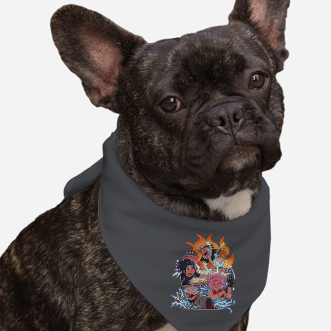 Naruto Battle-Dog-Bandana-Pet Collar-jacnicolauart