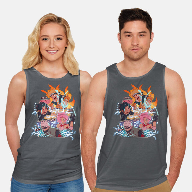 Naruto Battle-Unisex-Basic-Tank-jacnicolauart