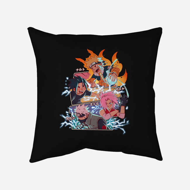 Naruto Battle-None-Removable Cover-Throw Pillow-jacnicolauart