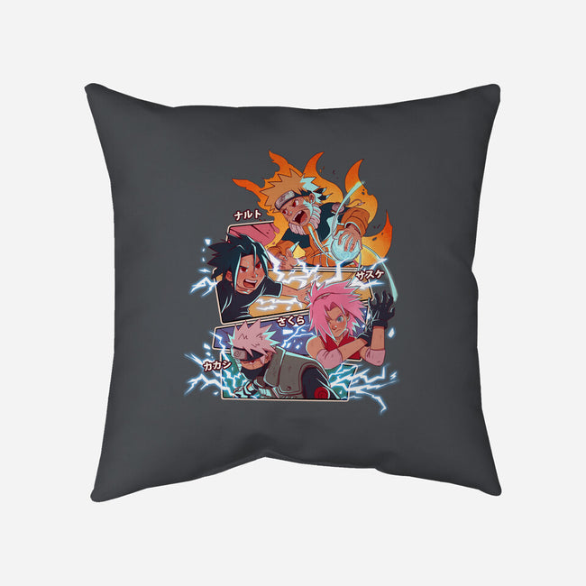 Naruto Battle-None-Removable Cover-Throw Pillow-jacnicolauart