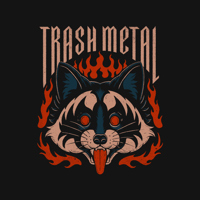 Trash Metal Raccoon-Dog-Adjustable-Pet Collar-Thiago Correa