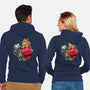 Why You Little Turtle Don-Unisex-Zip-Up-Sweatshirt-yellovvjumpsuit