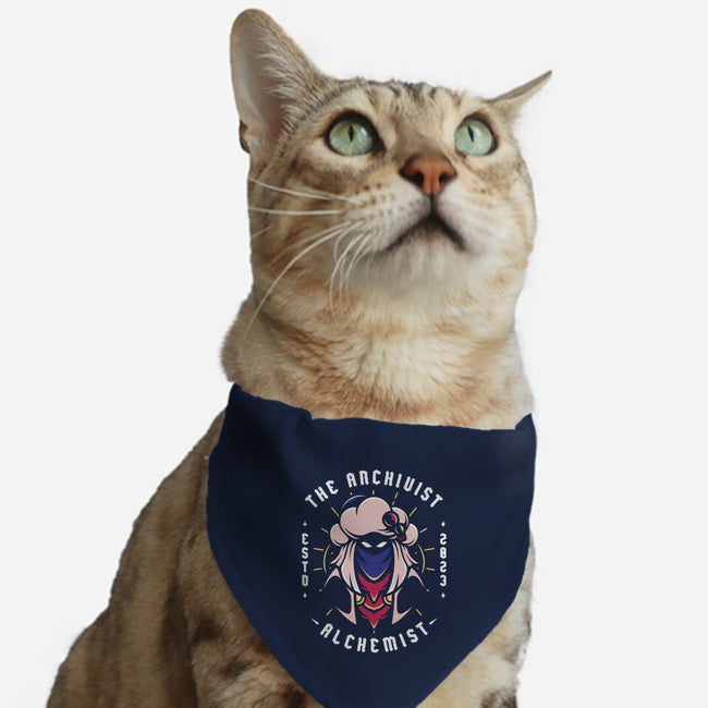 The Archivist Alchemist-Cat-Adjustable-Pet Collar-Alundrart