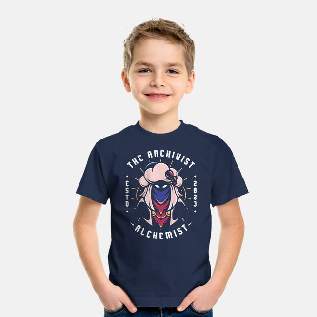 The Archivist Alchemist-Youth-Basic-Tee-Alundrart