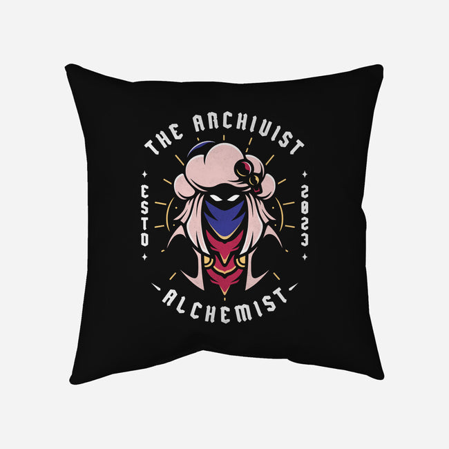 The Archivist Alchemist-None-Removable Cover-Throw Pillow-Alundrart