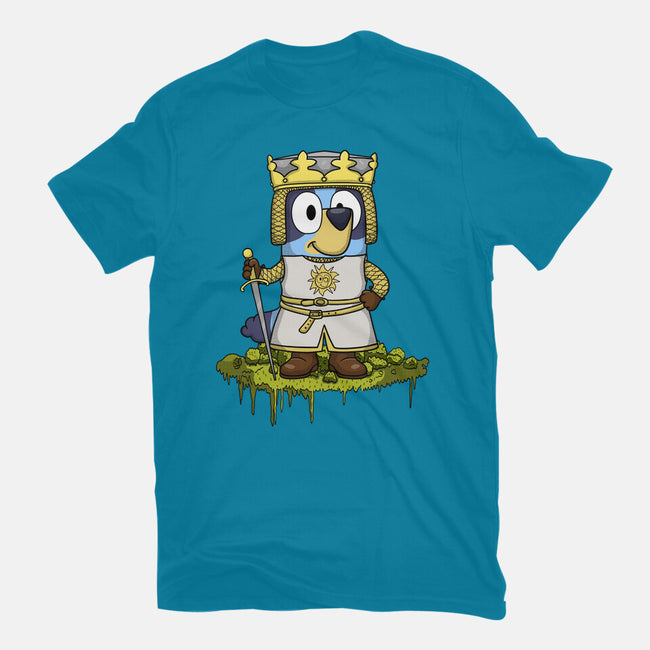 Bluey And The Holy Grail-Unisex-Basic-Tee-JamesQJO