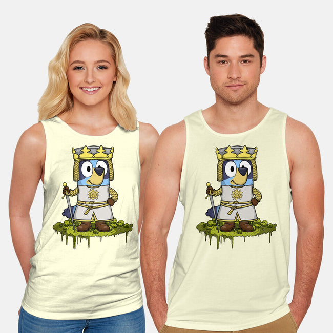 Bluey And The Holy Grail-Unisex-Basic-Tank-JamesQJO