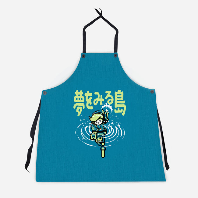 The Hero Awakes Again-Unisex-Kitchen-Apron-demonigote