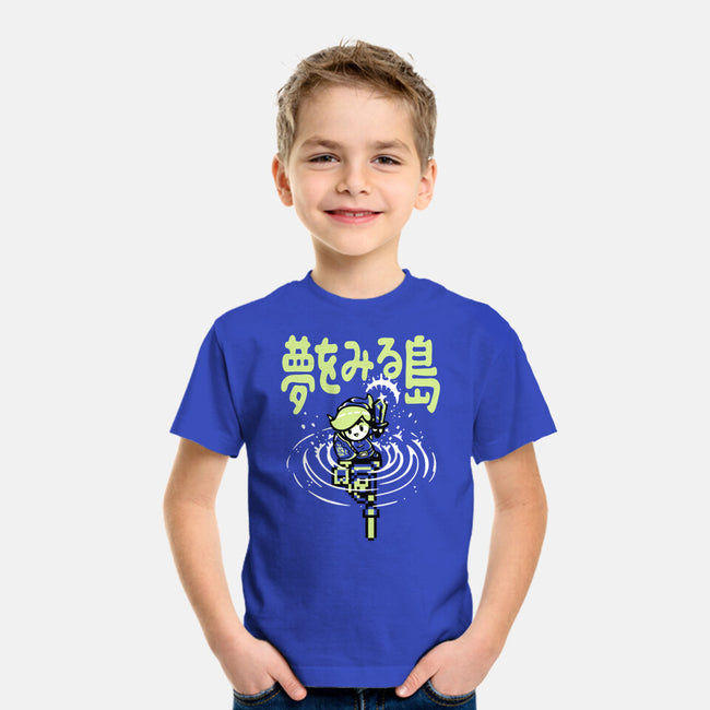 The Hero Awakes Again-Youth-Basic-Tee-demonigote