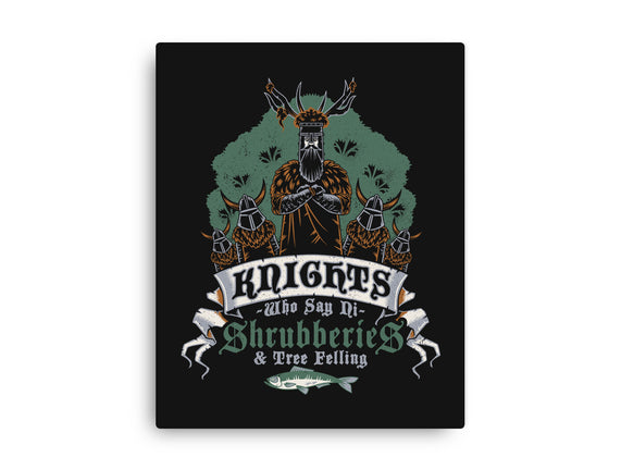 Knightly Shrubberies And Tree Felling