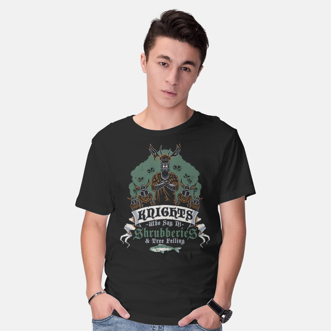 Knightly Shrubberies And Tree Felling-Mens-Basic-Tee-Nemons