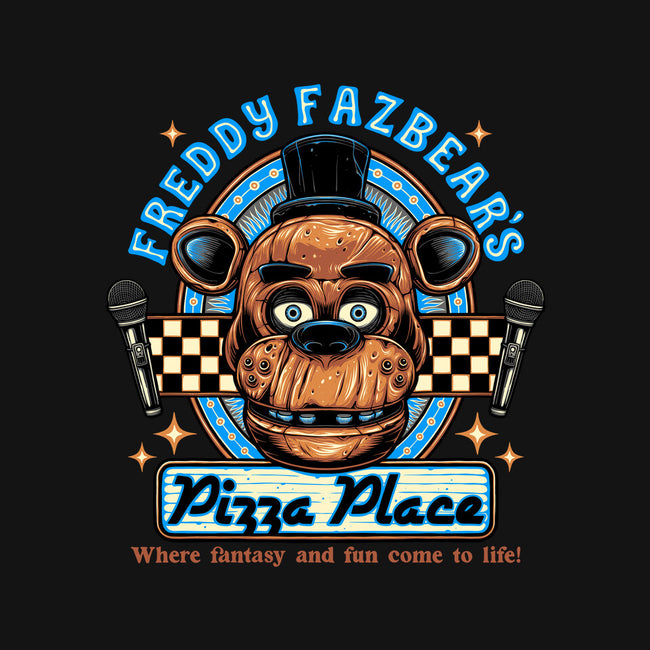 Freddy’s Pizza Place-Baby-Basic-Onesie-momma_gorilla