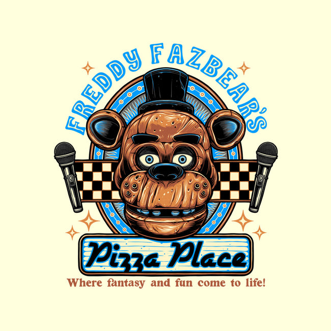 Freddy’s Pizza Place-None-Glossy-Sticker-momma_gorilla