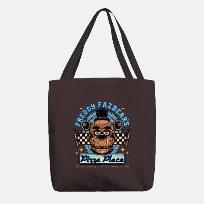 Freddy’s Pizza Place-None-Basic Tote-Bag-momma_gorilla