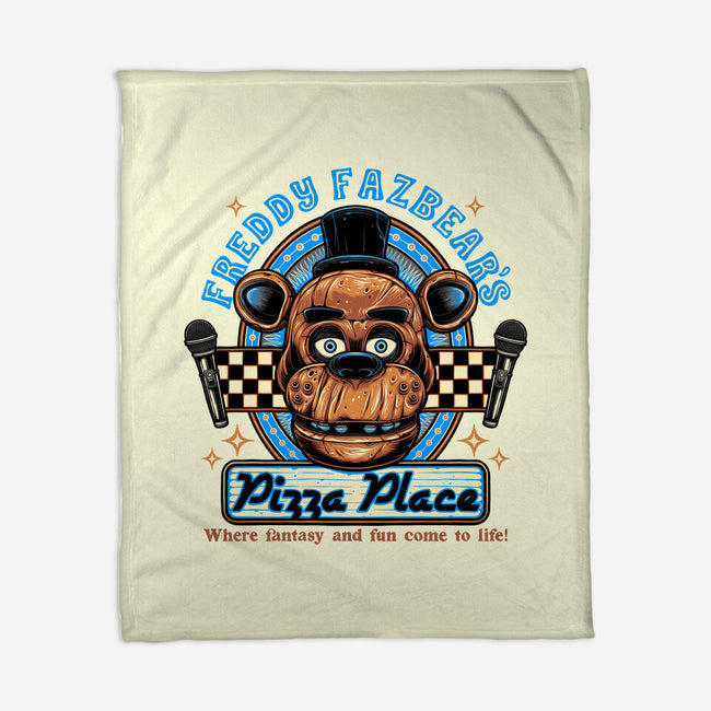 Freddy’s Pizza Place-None-Fleece-Blanket-momma_gorilla