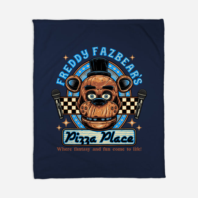 Freddy’s Pizza Place-None-Fleece-Blanket-momma_gorilla