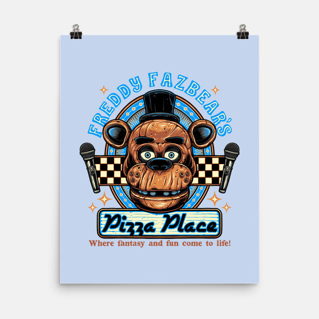 Freddy’s Pizza Place-None-Matte-Poster-momma_gorilla