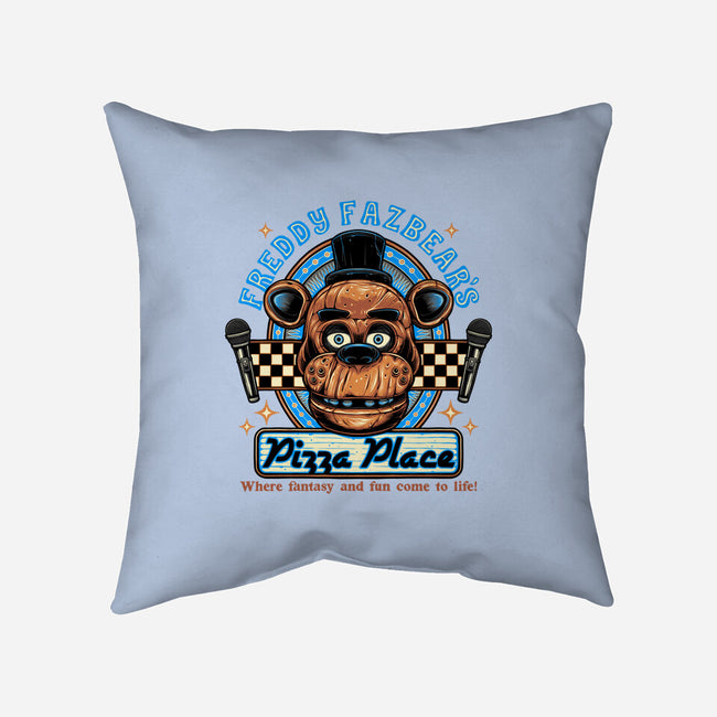 Freddy’s Pizza Place-None-Non-Removable Cover w Insert-Throw Pillow-momma_gorilla