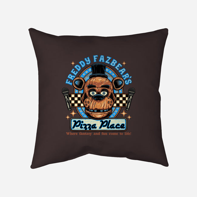 Freddy’s Pizza Place-None-Non-Removable Cover w Insert-Throw Pillow-momma_gorilla