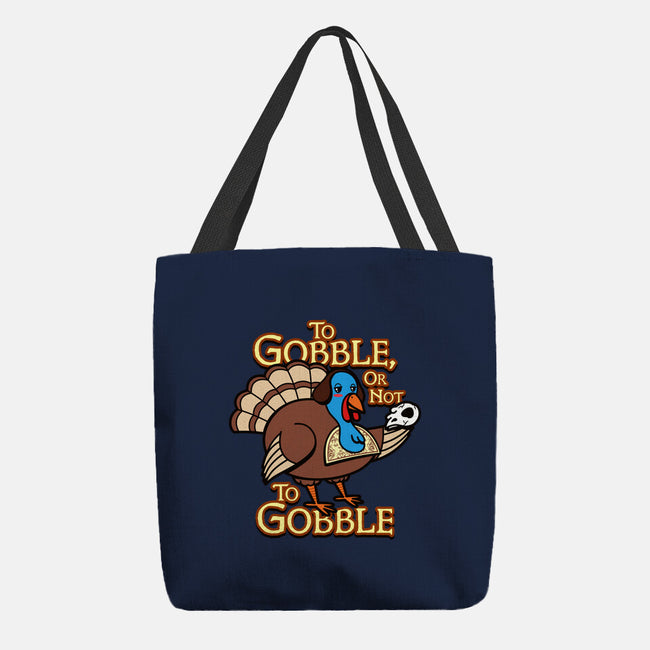 To Gobble Or Not To Gobble-None-Basic Tote-Bag-Boggs Nicolas