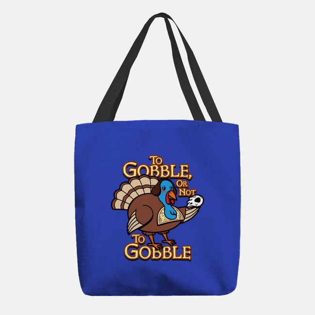 To Gobble Or Not To Gobble-None-Basic Tote-Bag-Boggs Nicolas