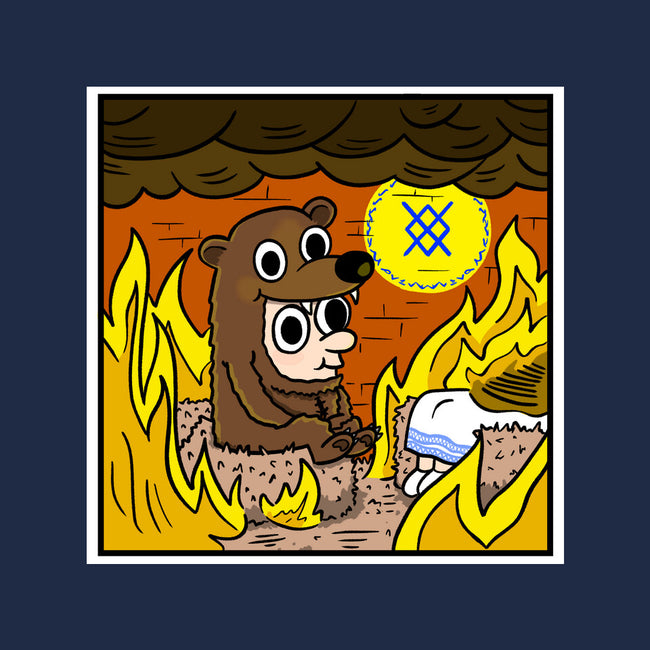 The Bear Is Fine-None-Glossy-Sticker-MarianoSan