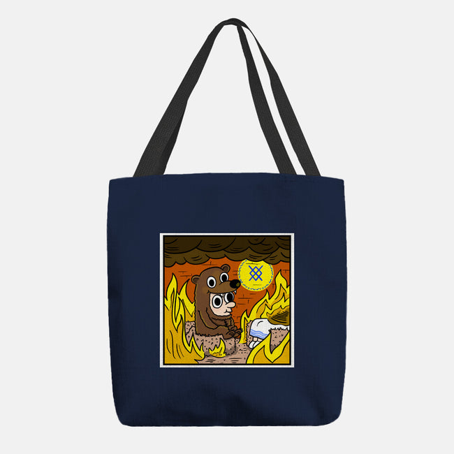 The Bear Is Fine-None-Basic Tote-Bag-MarianoSan