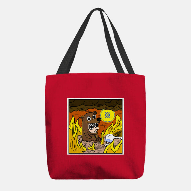 The Bear Is Fine-None-Basic Tote-Bag-MarianoSan