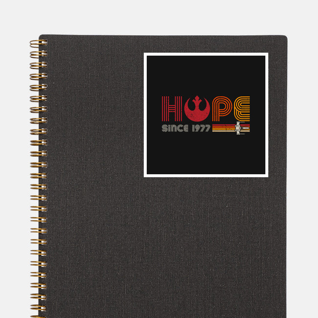 Hope Since 1977-None-Glossy-Sticker-DrMonekers