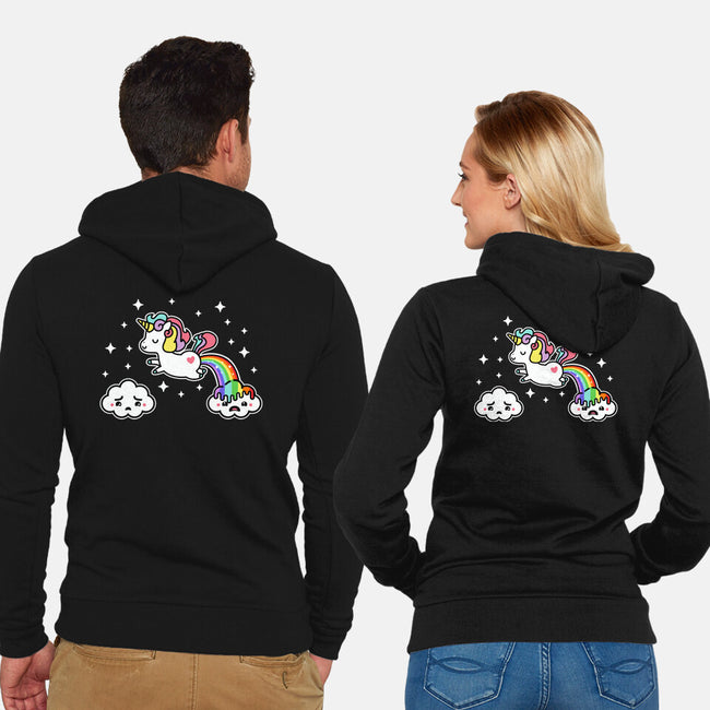 Poopiecorn-Unisex-Zip-Up-Sweatshirt-demonigote