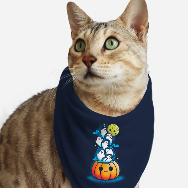 Full Of Ghost-Cat-Bandana-Pet Collar-sebasebi