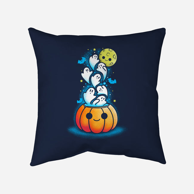 Full Of Ghost-None-Removable Cover w Insert-Throw Pillow-sebasebi