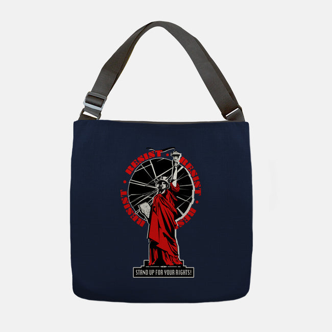 Stand Up For Your Rights-None-Adjustable Tote-Bag-palmstreet