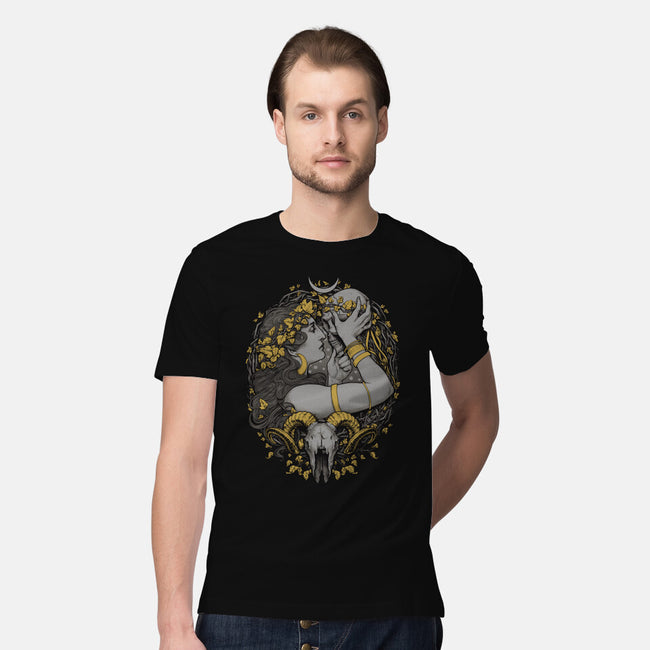 Skull Witch-Mens-Premium-Tee-MedusaD