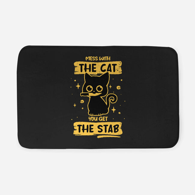 Stab Cat-None-Memory Foam-Bath Mat-retrodivision