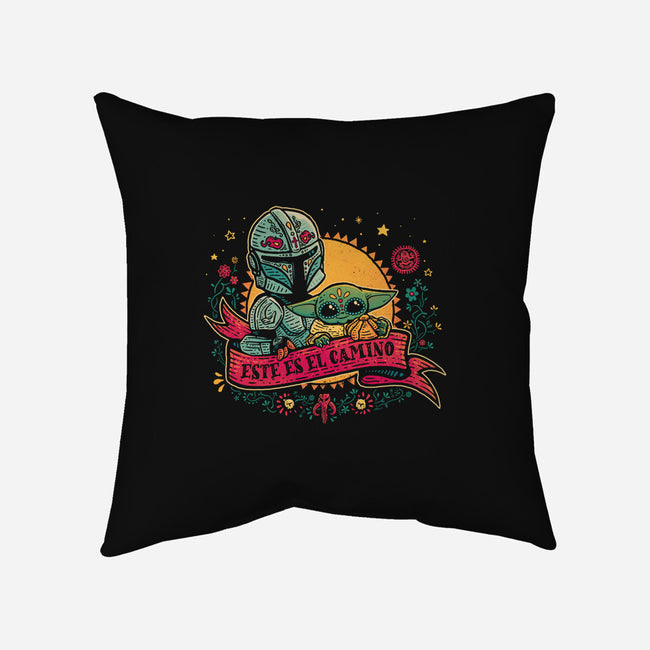 Este Es El Camino-None-Removable Cover-Throw Pillow-teesgeex