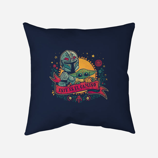 Este Es El Camino-None-Removable Cover-Throw Pillow-teesgeex