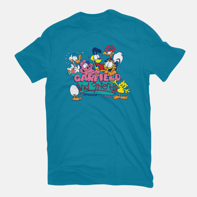 Cat And Friends-Unisex-Basic-Tee-dalethesk8er