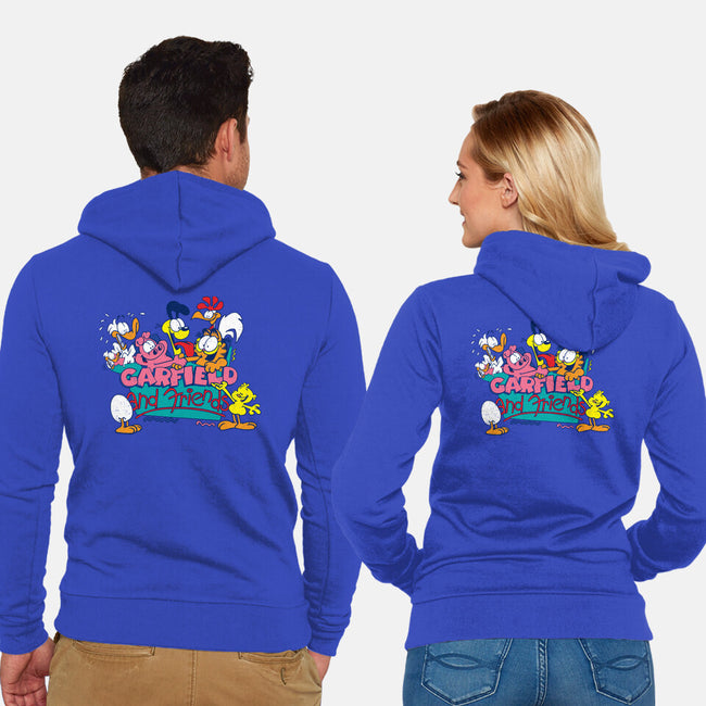 Cat And Friends-Unisex-Zip-Up-Sweatshirt-dalethesk8er